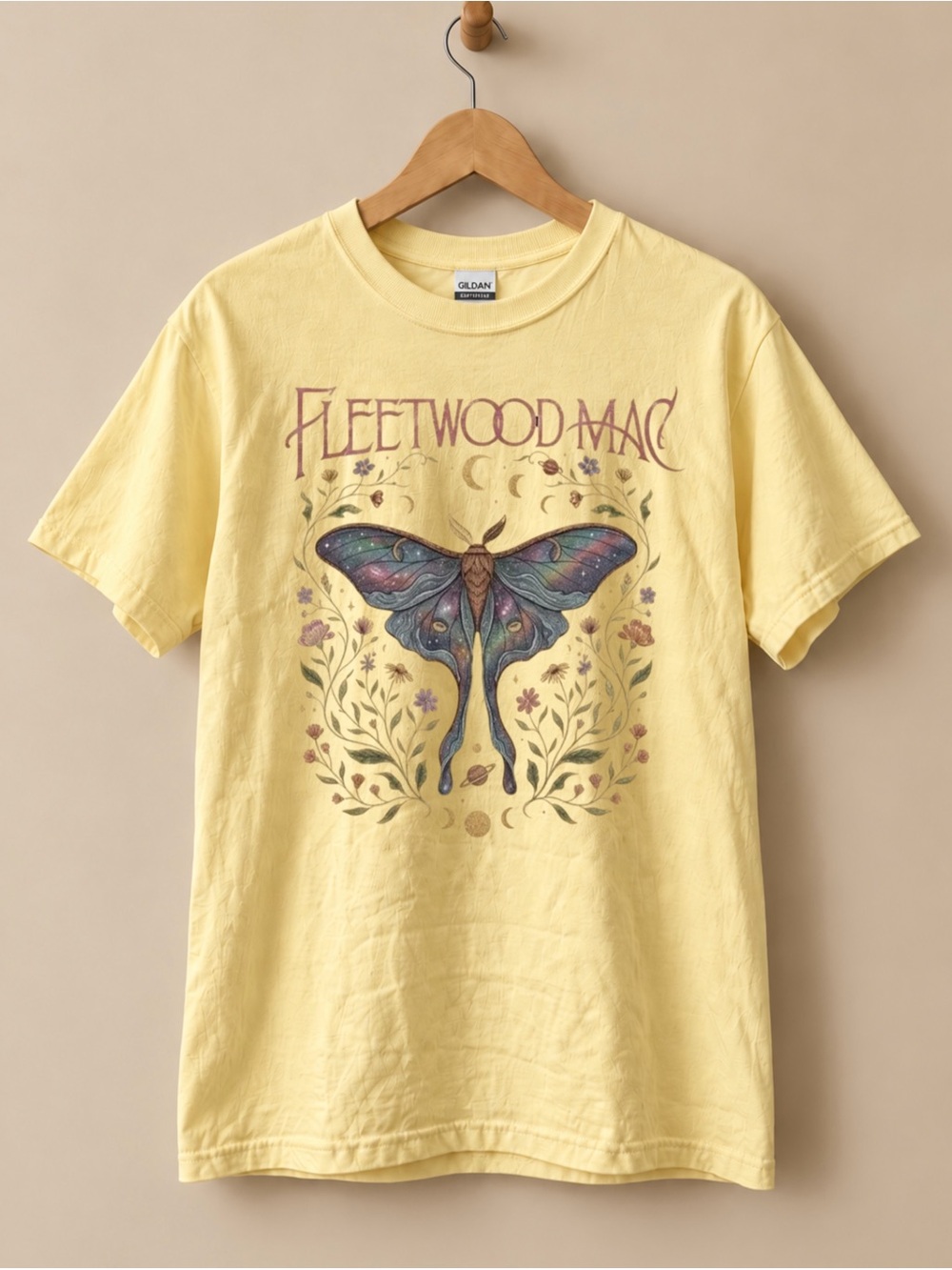 Fleetwood Mac Moth Graphic Unisex T-shirt